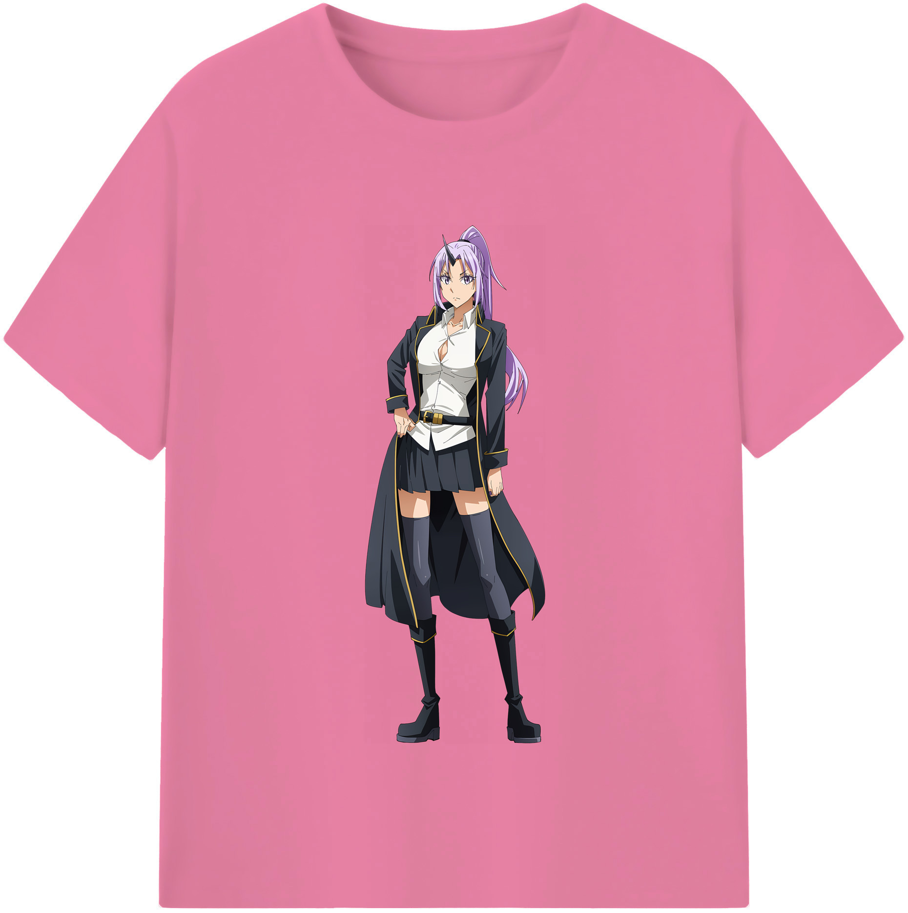 （画像用） 転スラ Regarding Reincarnated to Slime 綿100％半袖Tシャツ（フロントプリント）